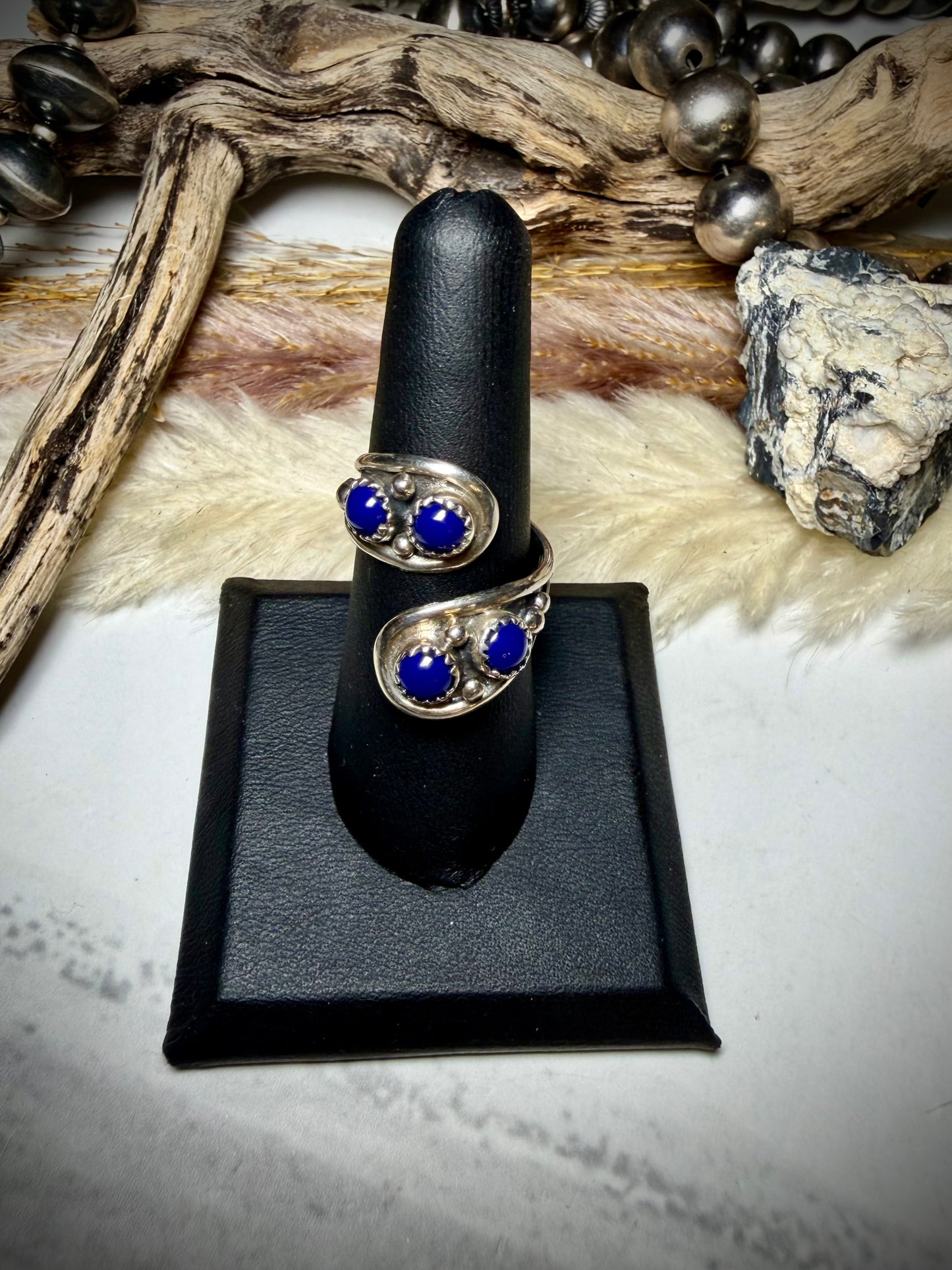 Lapis Adjustable Ring