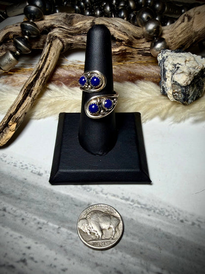 Lapis Adjustable Ring