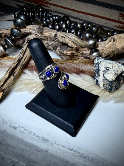 Lapis Adjustable Ring