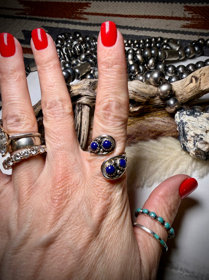 Lapis Adjustable Ring