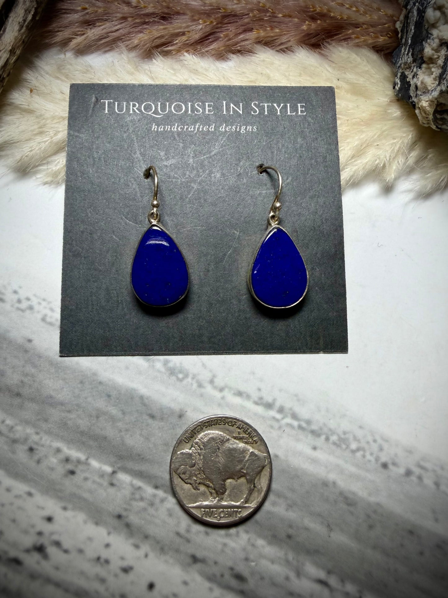 Lapis Dangle Earrings