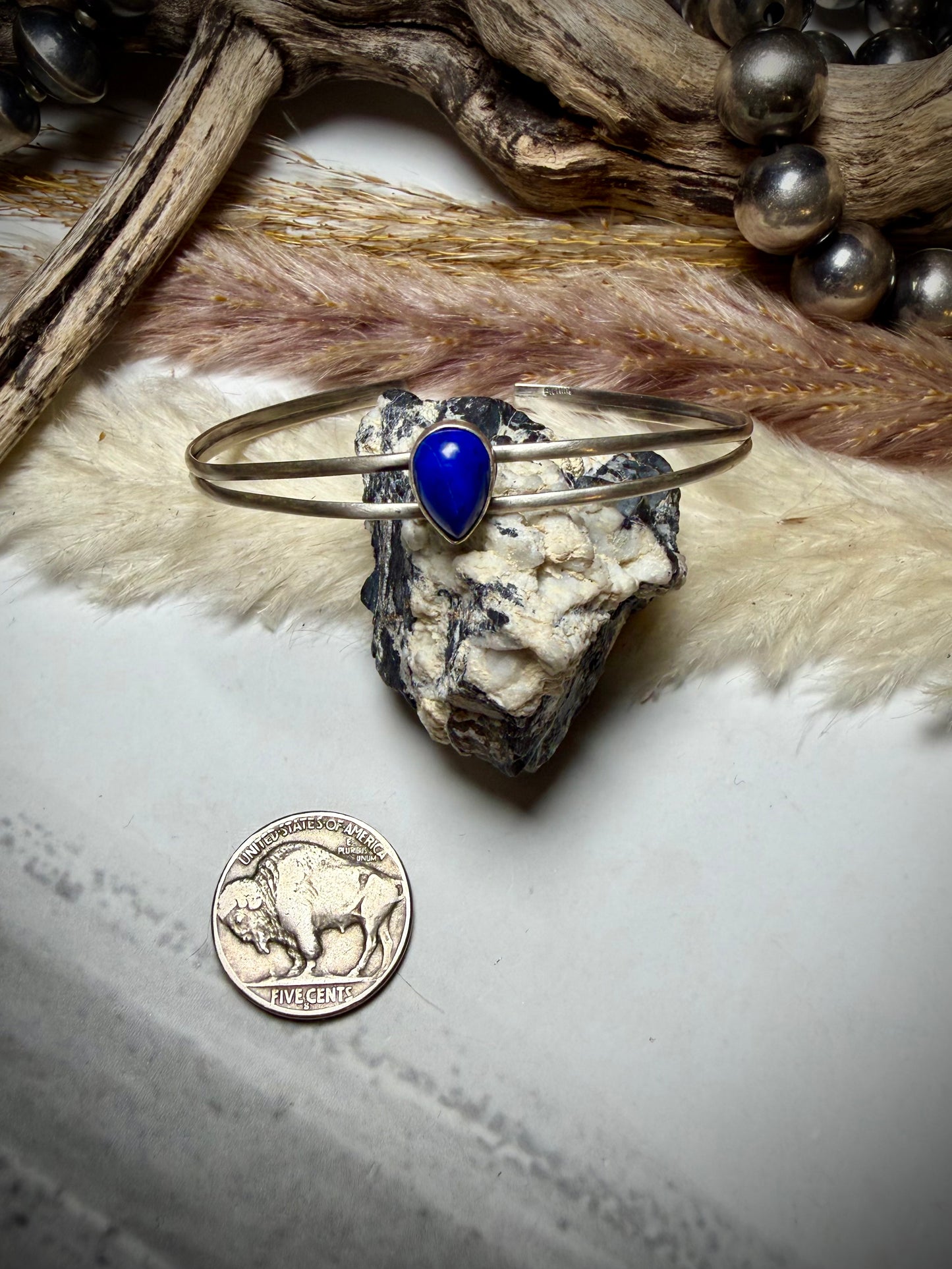 Dainty Lapis Cuff