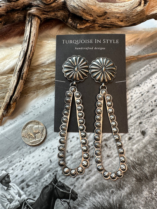 Eugene Charley Silver Dangles