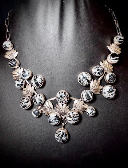 White Buffalo Collar Necklace