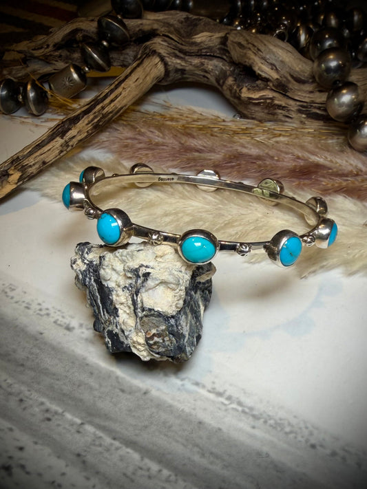 Sonoran Rose Bangle Bracelet