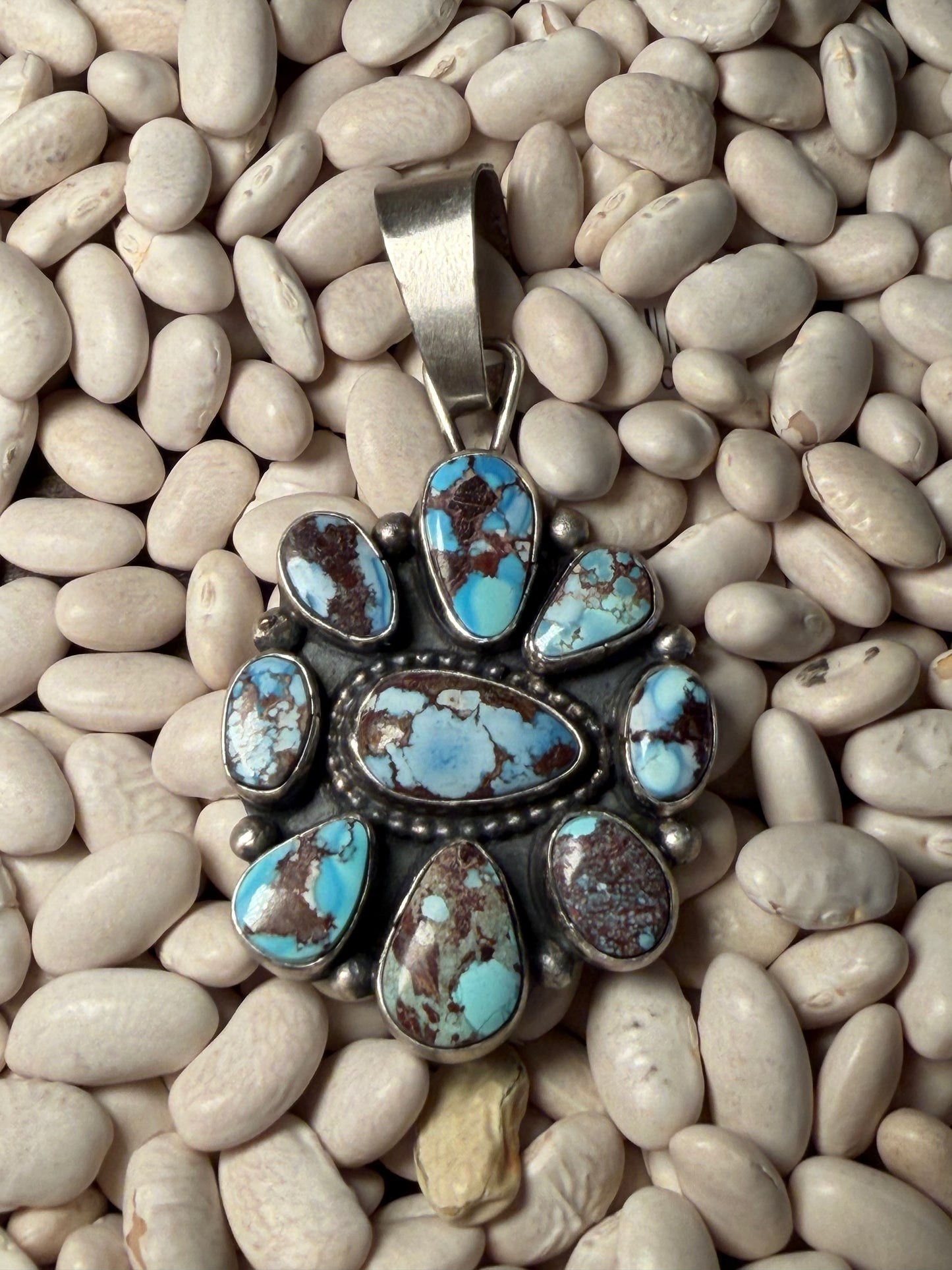 Travis J Golden Hills Cluster Pendant