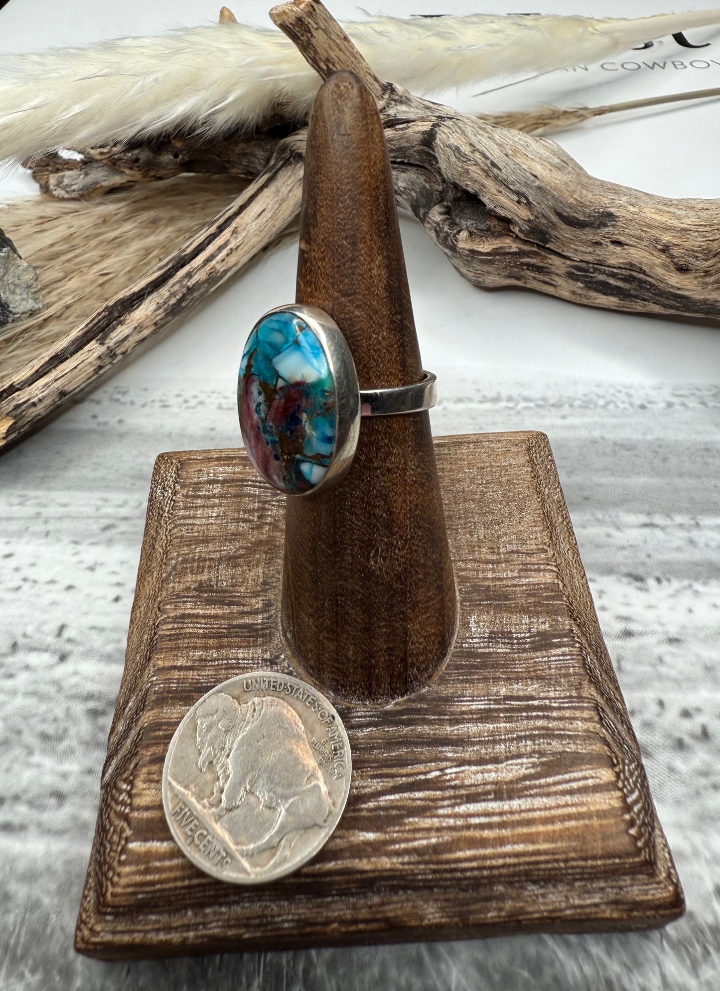 Chocolate Oyster Ring