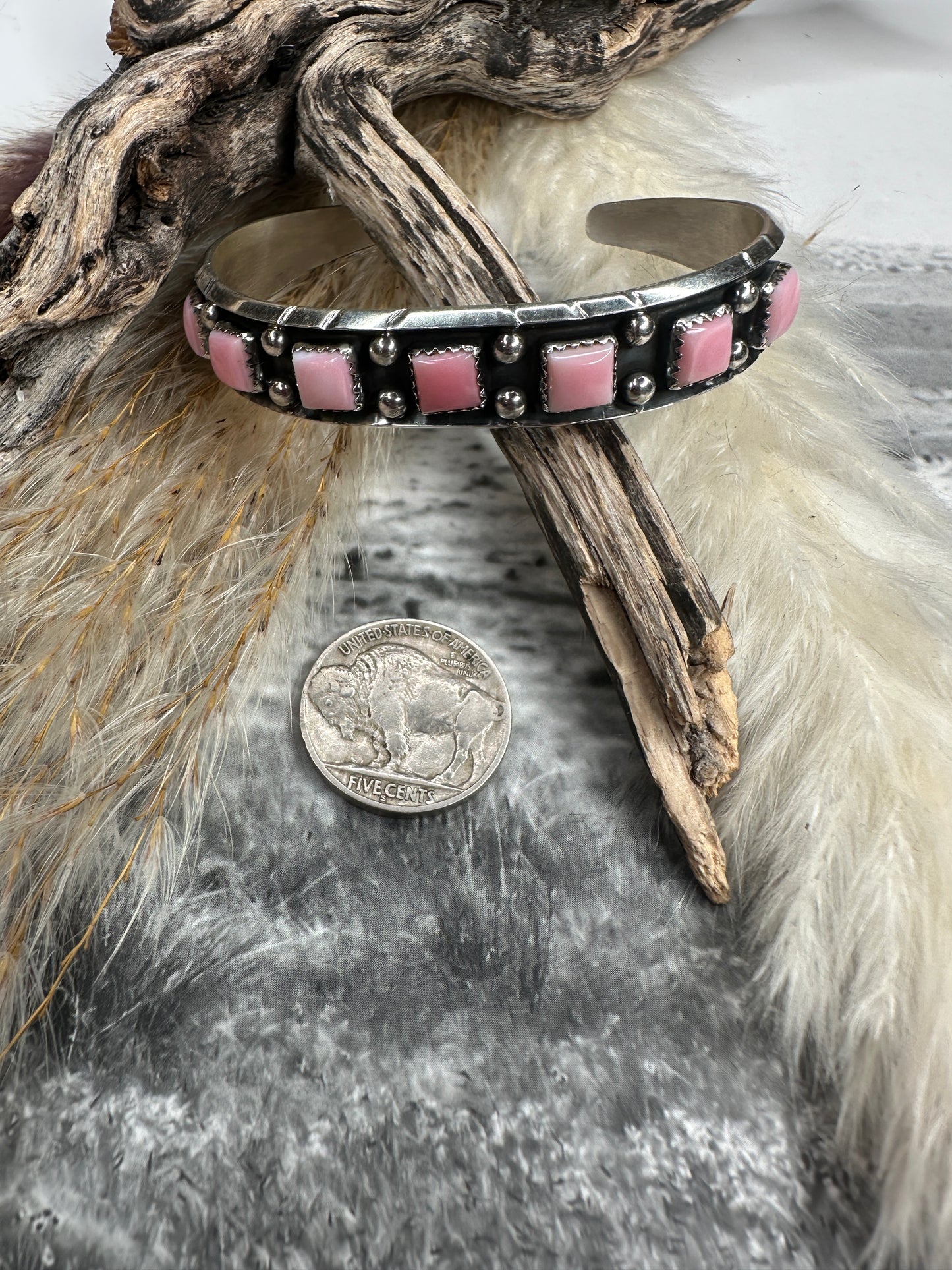 Reed Charles Pink Conch Cuff