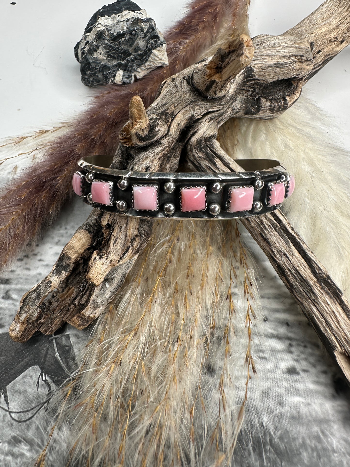Reed Charles Pink Conch Cuff