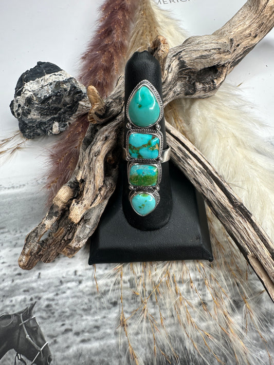 Size 8 Hand Made Sonoran Ring