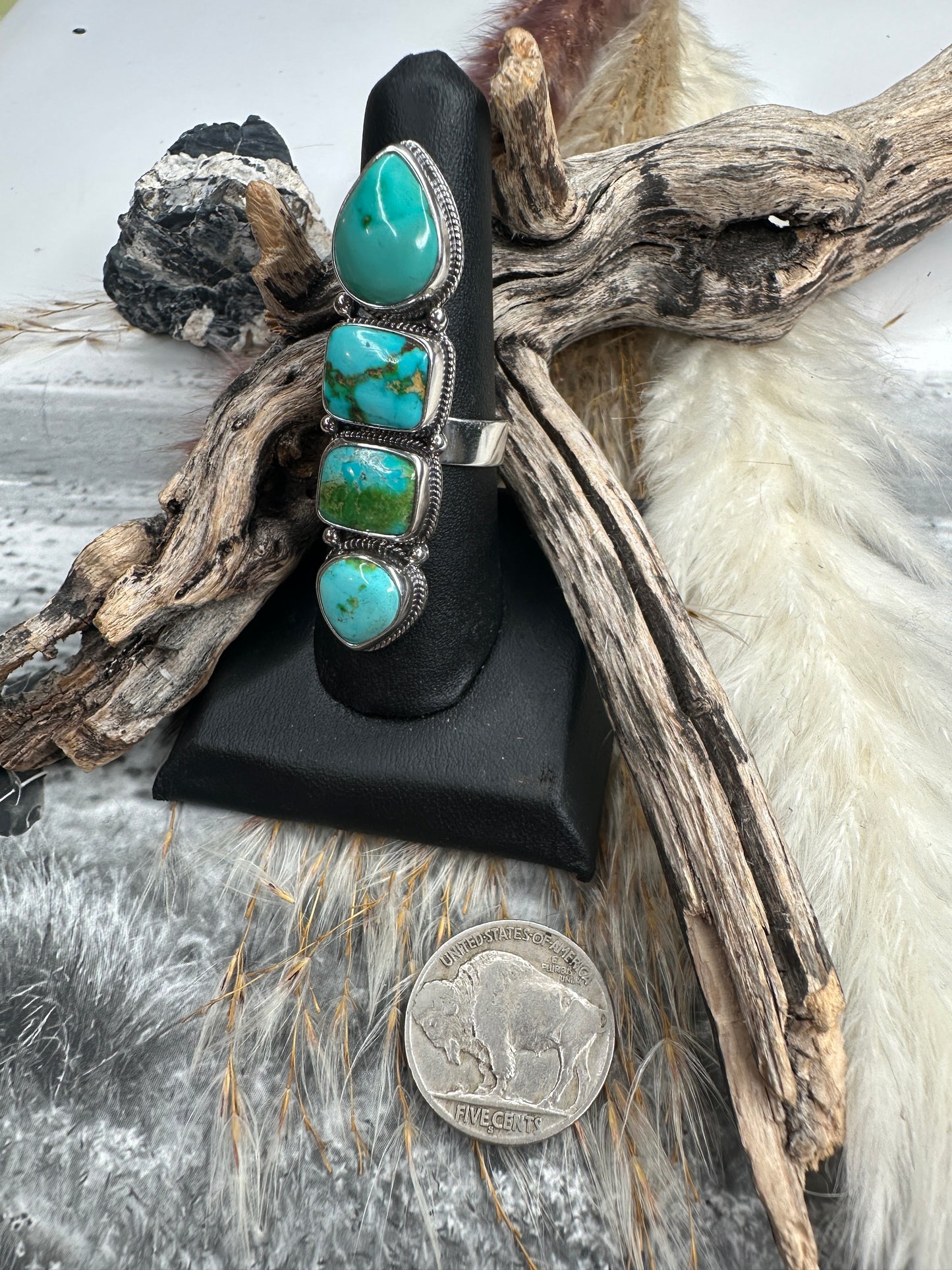 Size 8 Hand Made Sonoran Ring