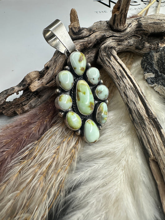 Paul Livingston Palomino Cluster Pendant