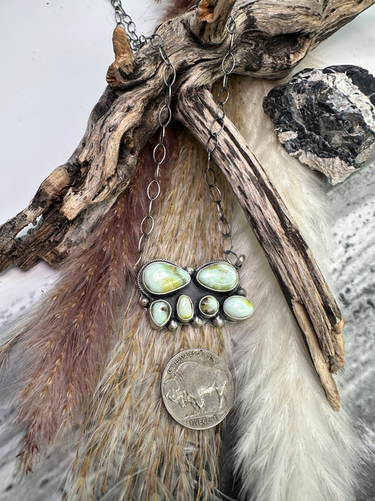 Palomino Cluster Necklace
