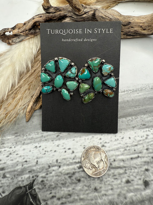 Mixed Stone Cluster Studs