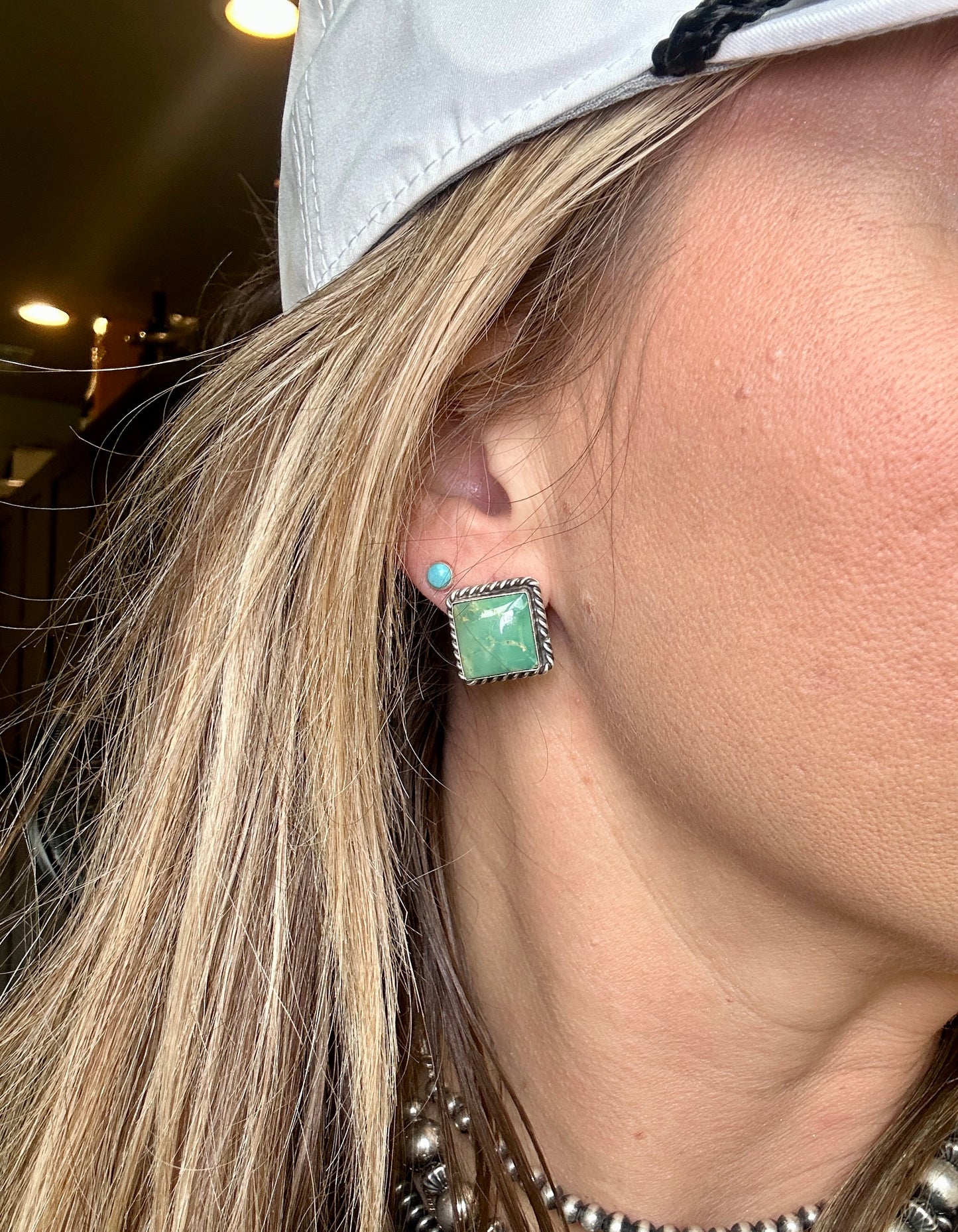 Judith Dixon Square Studs #1
