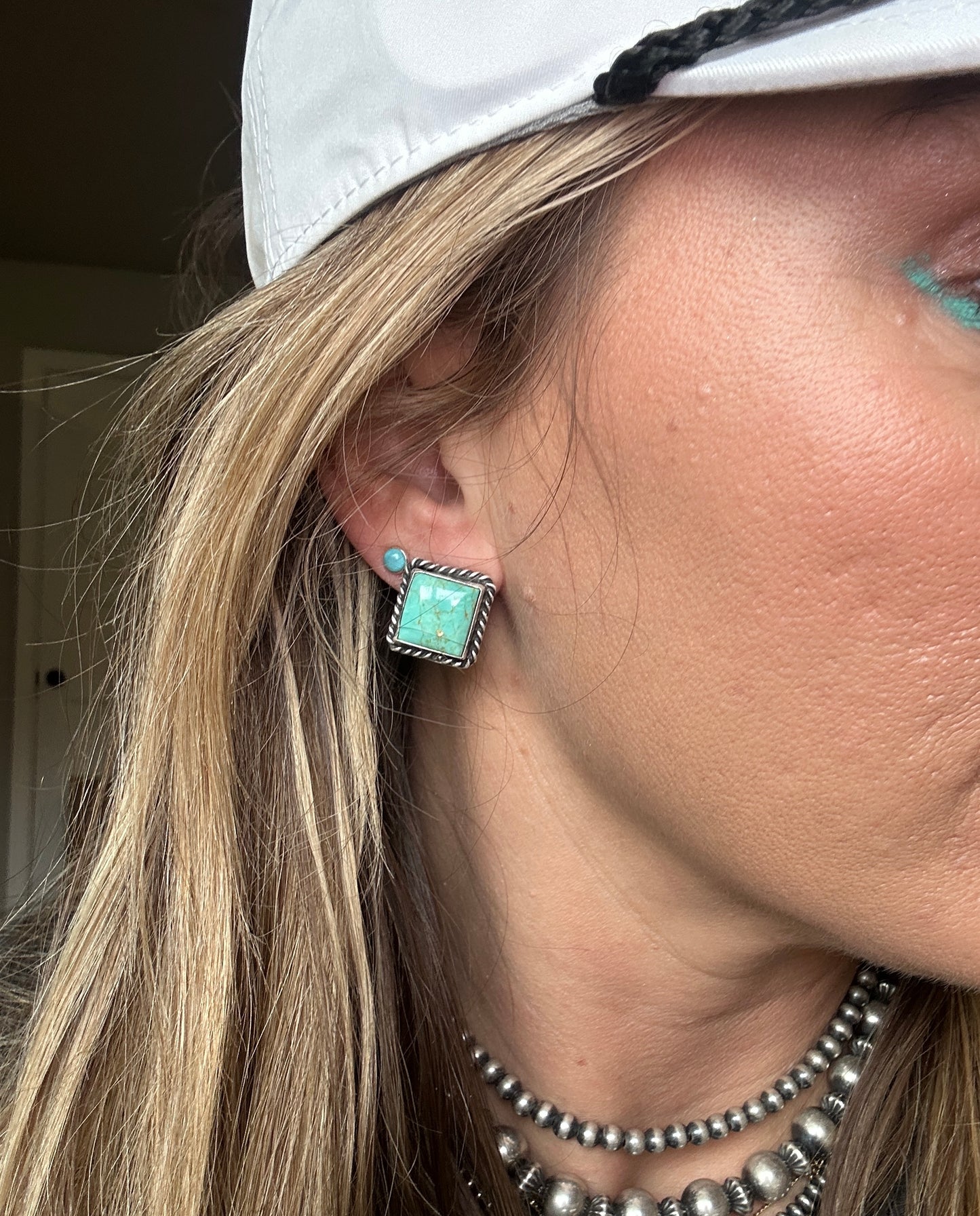 Judith Dixon Square Studs #2