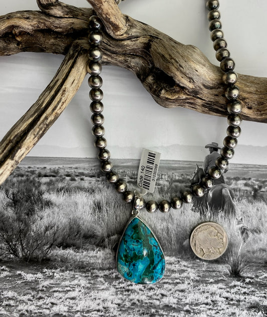 Azurite Malachite Pendant