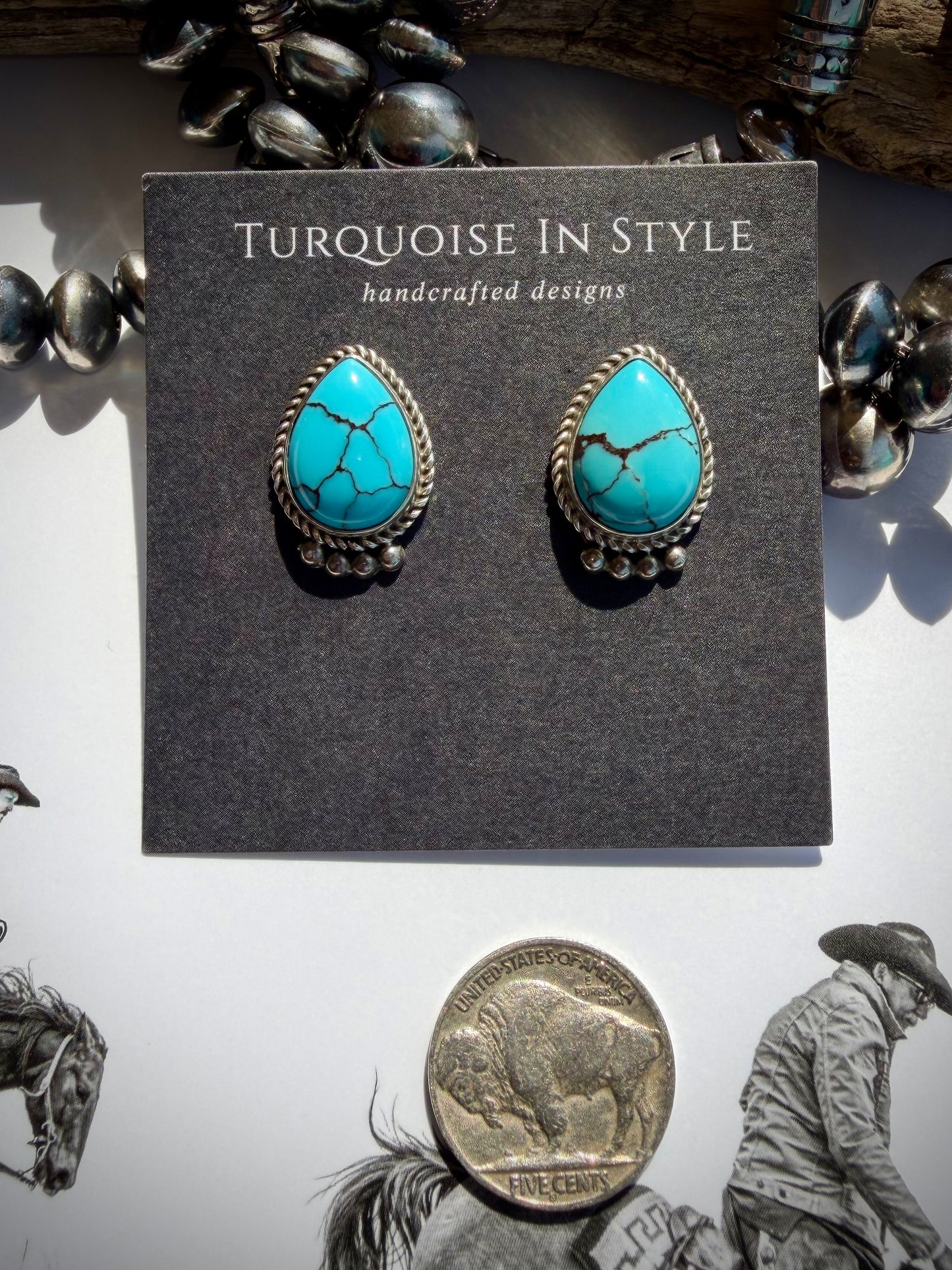 Prince Turquoise Studs