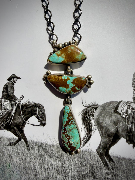 Megan's Vaulted Mine #8 Three Stone Lariat