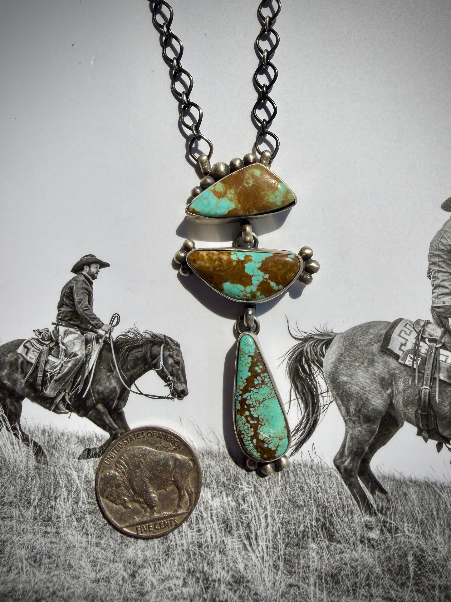 Megan's Vaulted Mine #8 Three Stone Lariat