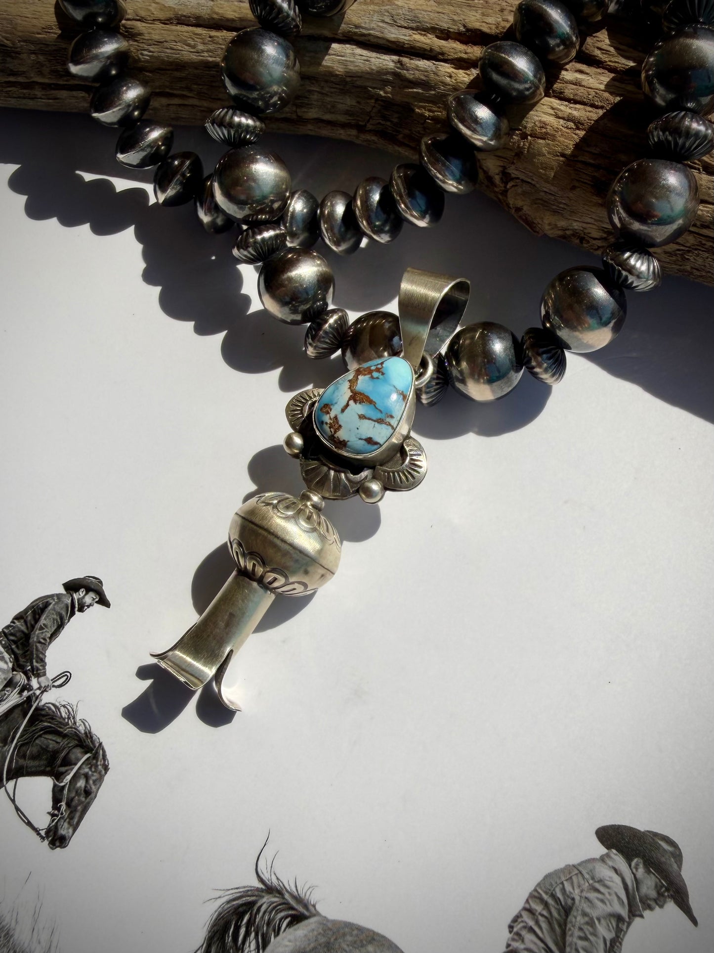 Golden Hills Blossom Pendant