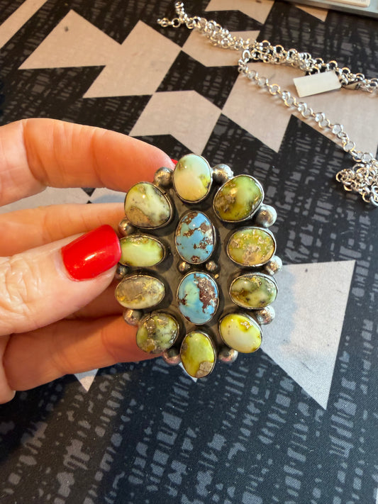 Megan Palomino Golden Hills Cluster ring