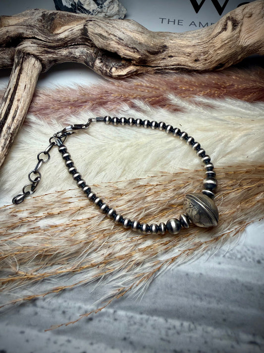 Sterling Pearl and Saucer with Mercury Dime Bracelet