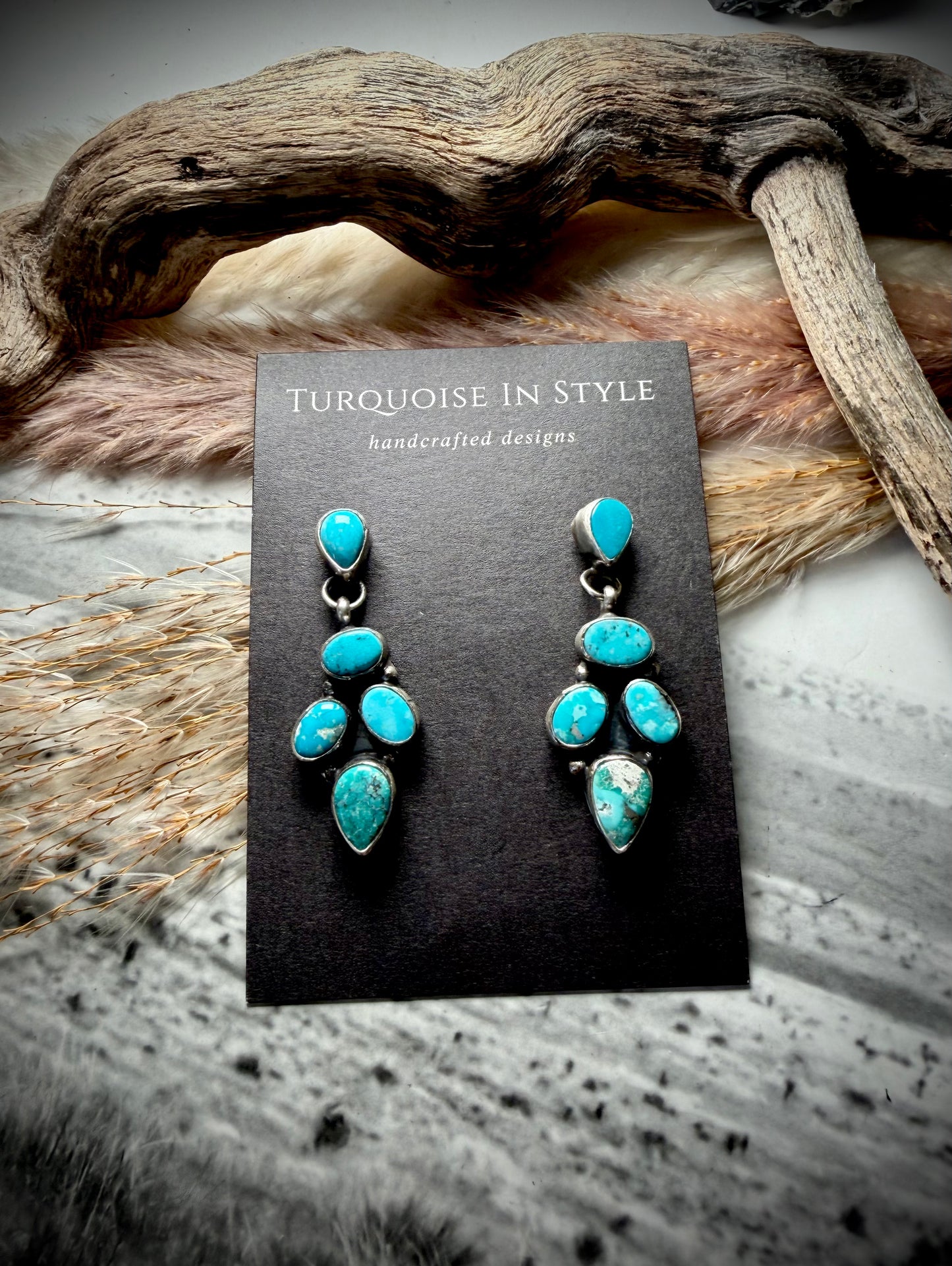 Ella Peter Stud Dangle Earrings