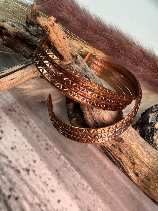 Elaine Tahe Copper Cuff
