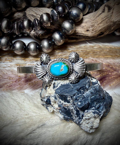 Sonoran Single Stone Cuffs by Genevieve Francisco