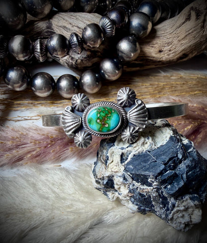 Sonoran Single Stone Cuffs by Genevieve Francisco