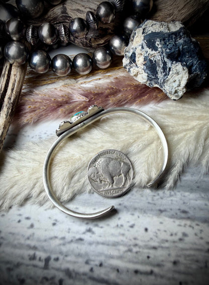 Sonoran Single Stone Cuffs by Genevieve Francisco