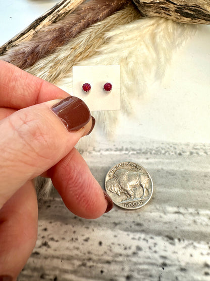 Tiny 2mm Studs by Dorthy Yazzie