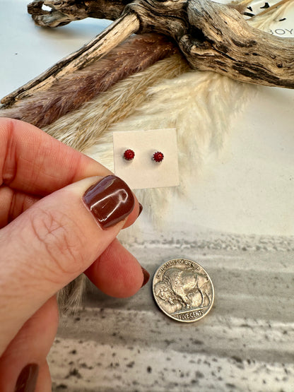 Tiny 2mm Studs by Dorthy Yazzie