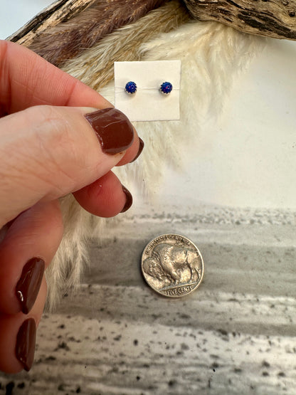 Tiny 2mm Studs by Dorthy Yazzie
