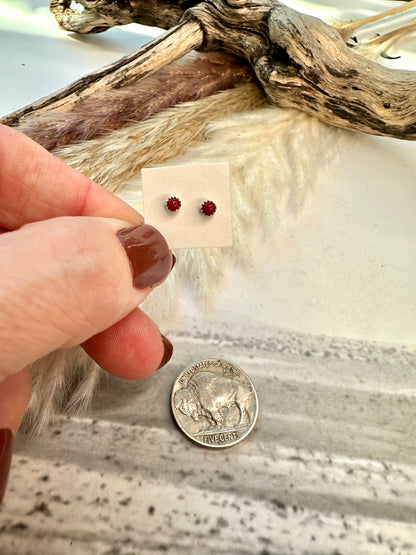 Tiny 2mm Studs by Dorthy Yazzie