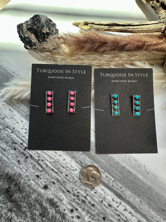 Janice Spencer Four Stone Earrings