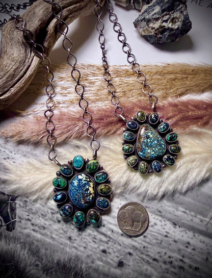 New Lander Cluster Pendant Necklaces