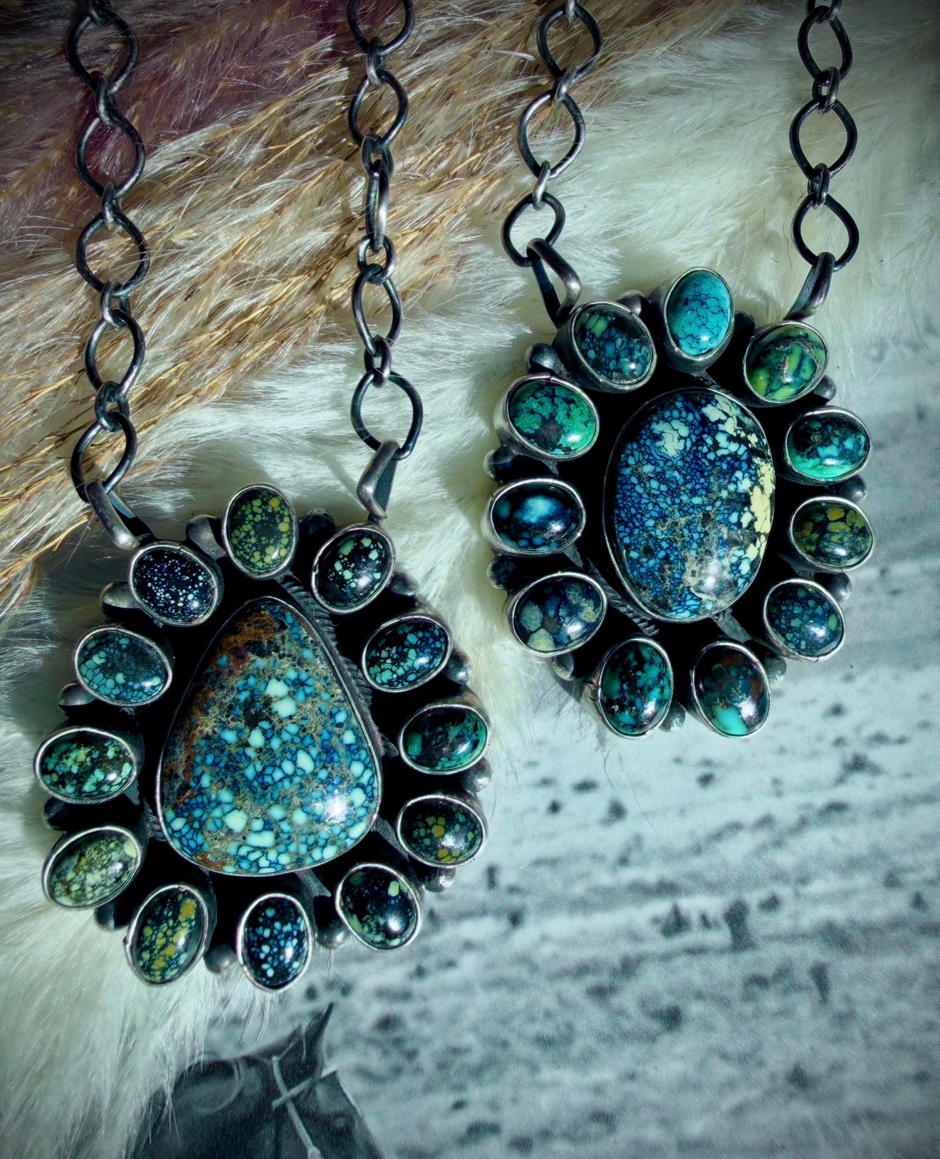 New Lander Cluster Pendant Necklaces