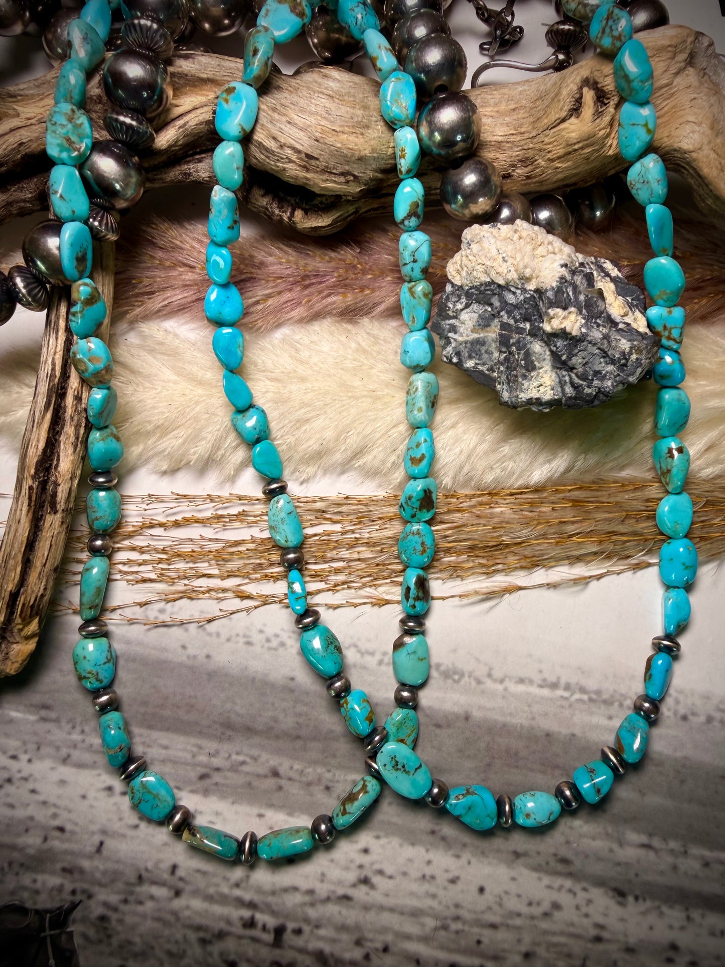 Turquoise Beaded Necklace