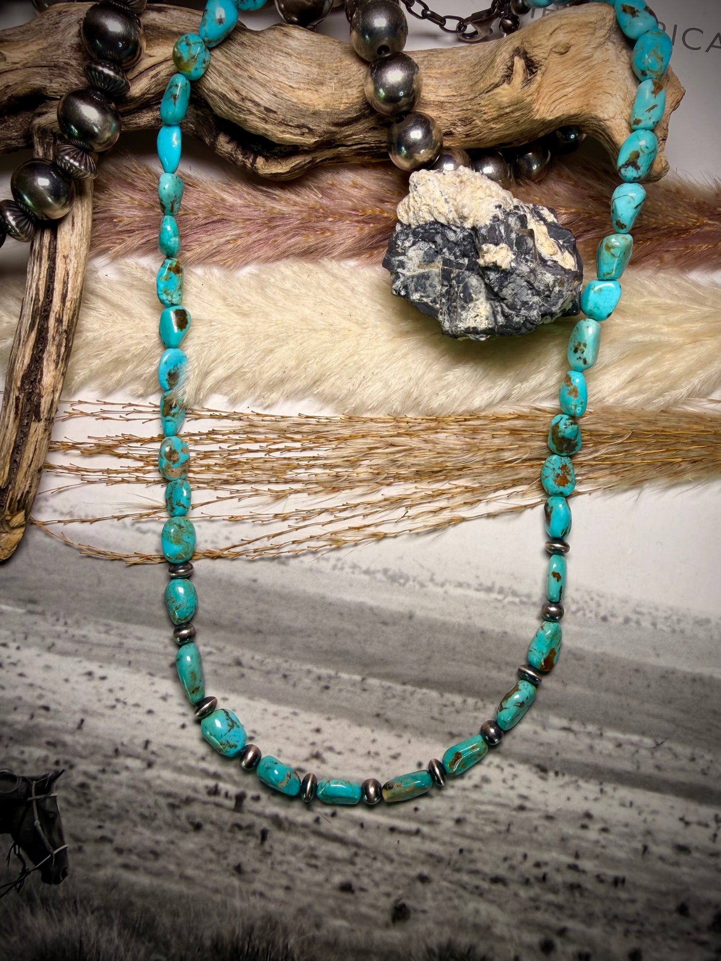 Turquoise Beaded Necklace