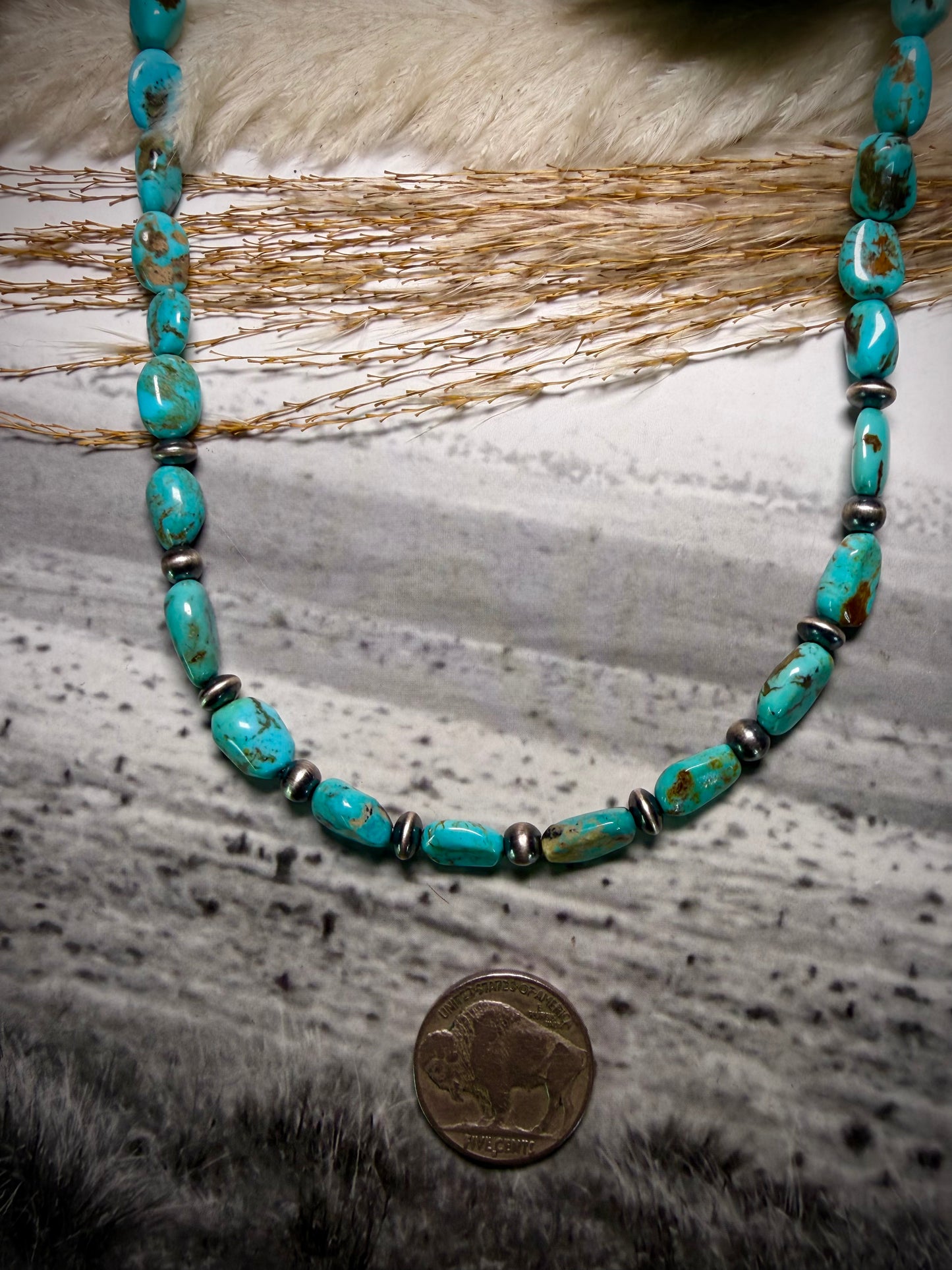 Turquoise Beaded Necklace