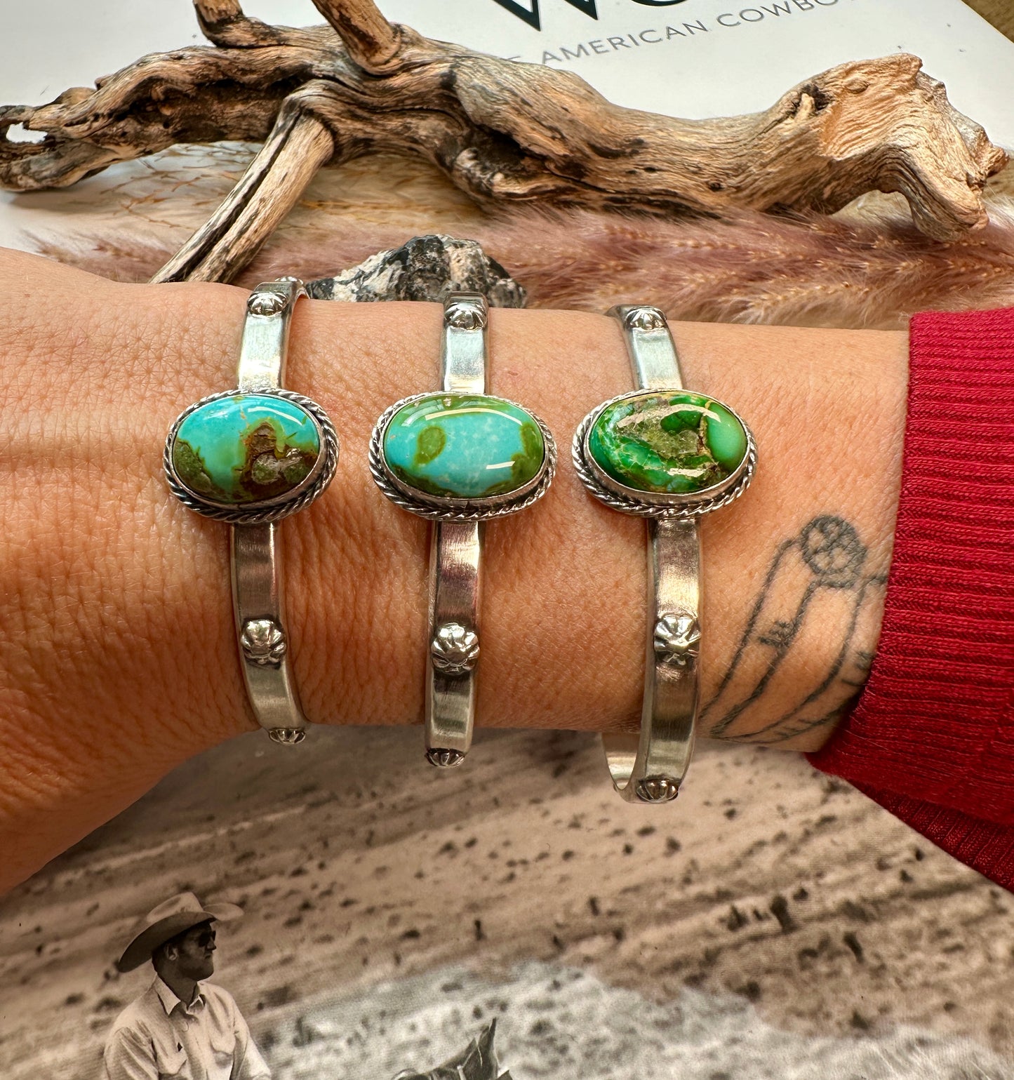 Samuel Yellowhair Sonoran Bracelets