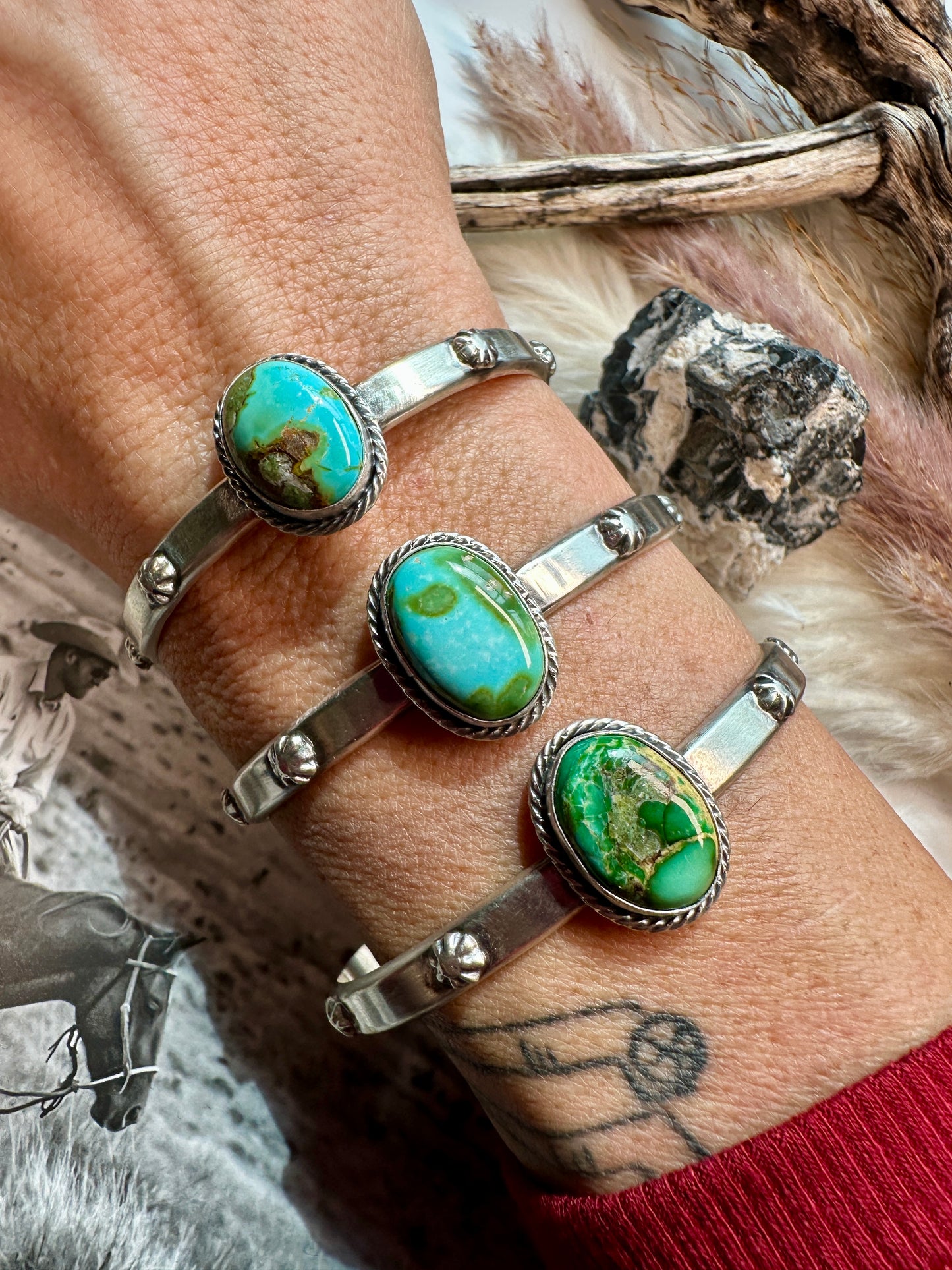 Samuel Yellowhair Sonoran Bracelets