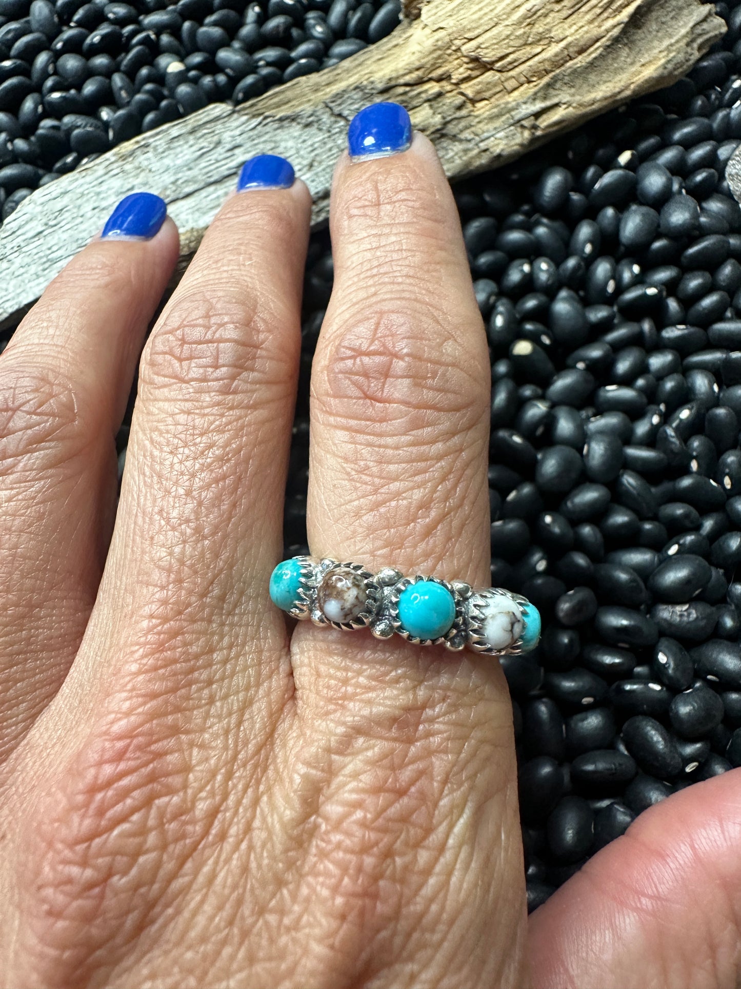 Wild Horse & Turquoise Infinity Band