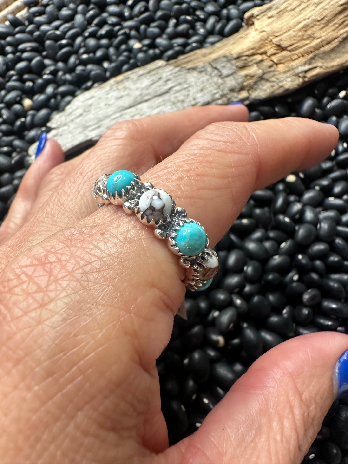 Wild Horse & Turquoise Infinity Band