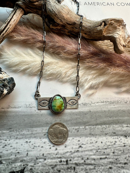 Sonoran Gold Stamped Necklace