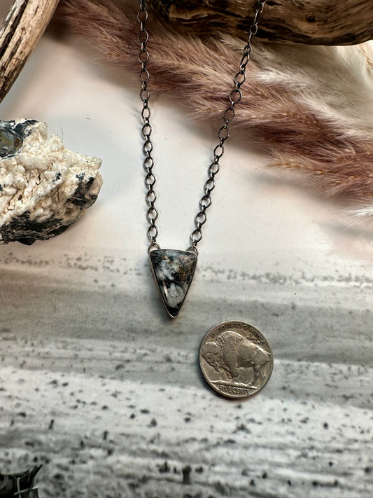 Dainty White Buffalo Necklace
