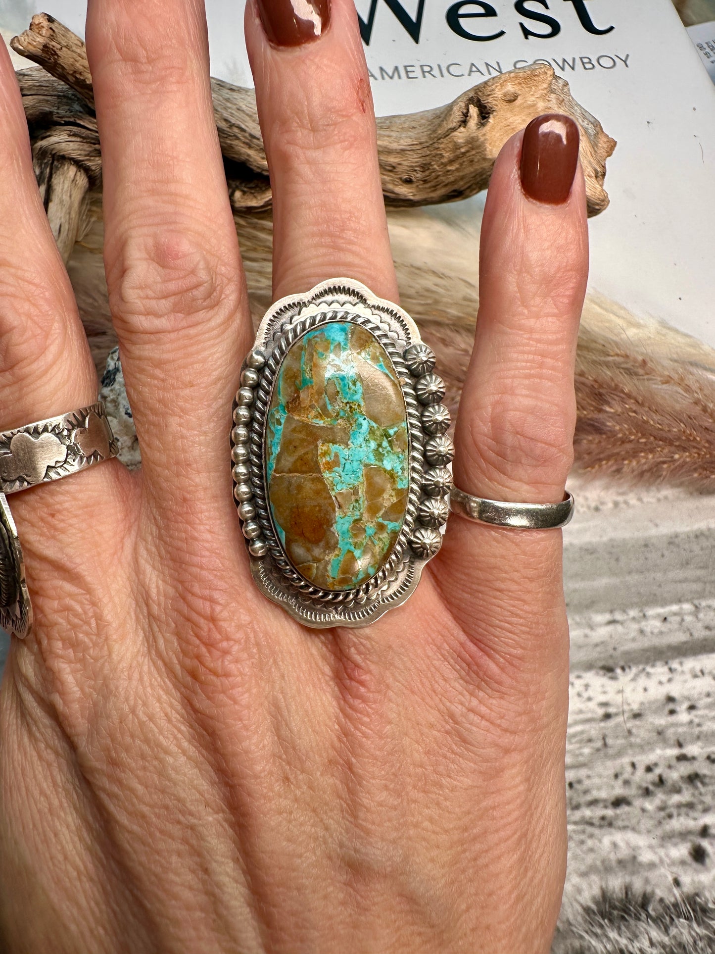 Easter Blue Turquoise Ring