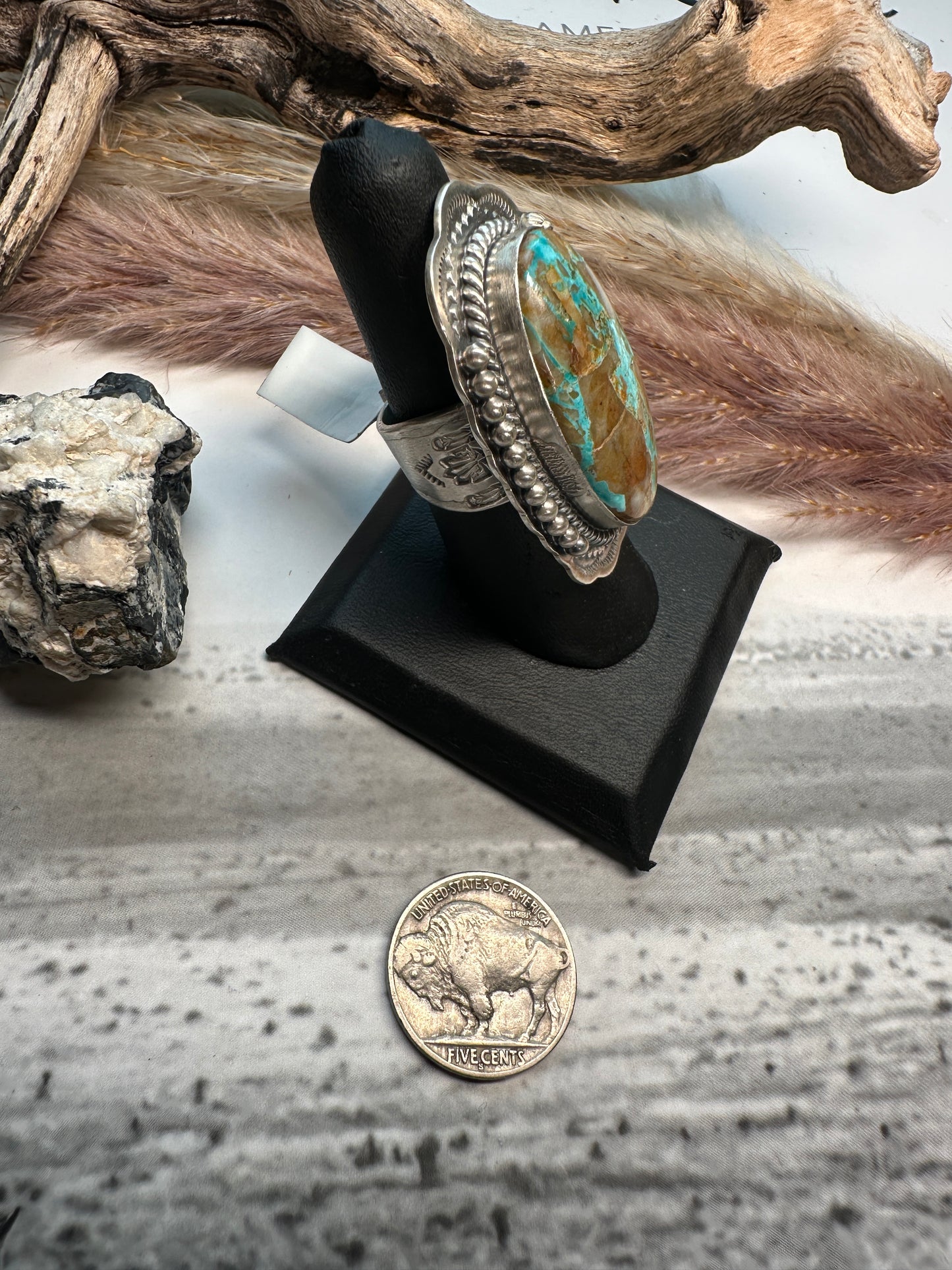 Easter Blue Turquoise Ring